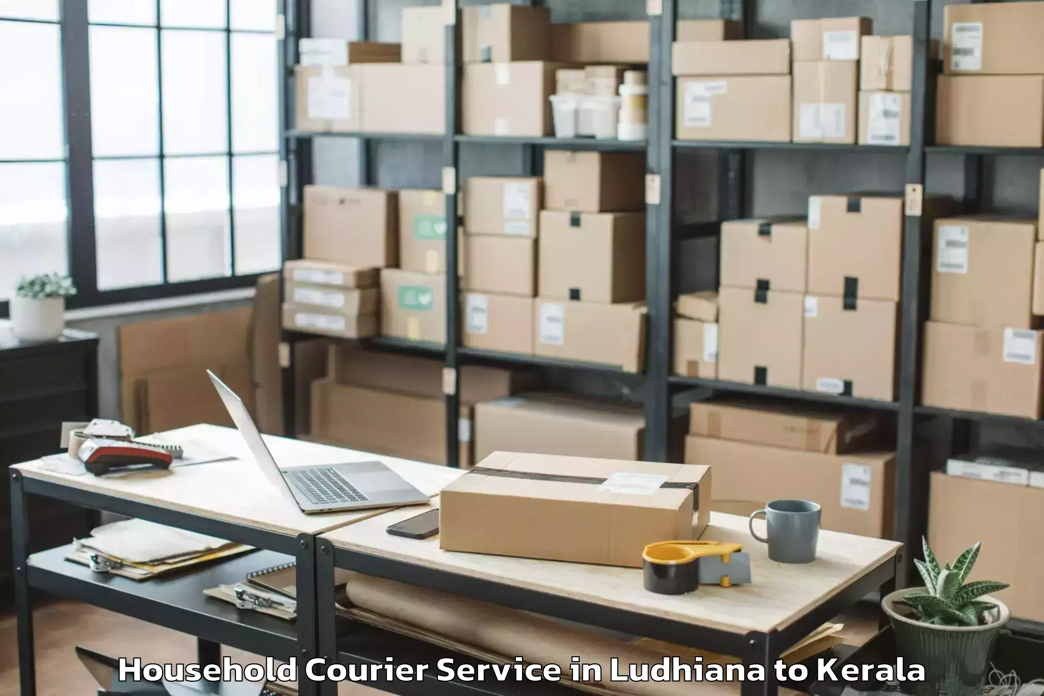 Trusted Ludhiana to Tiruvalla Household Courier